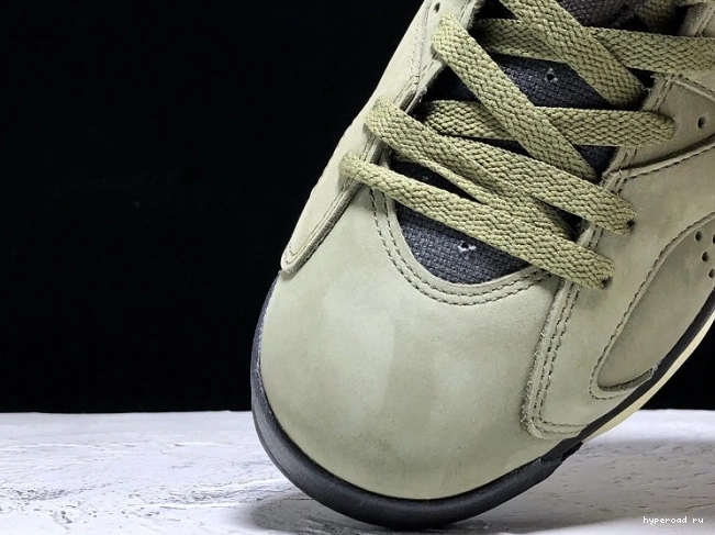 Olive x Jordan Scott 6 Air CN1084-200 Medium Travis 0629